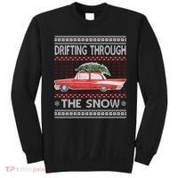 Drifting Through The Snow Ugly Christmas Sweater Sweatshirt thumb 0