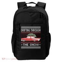 Drifting Through The Snow Ugly Christmas Sweater Backpack thumb 0