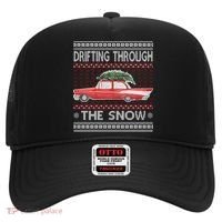 Drifting Through The Snow Ugly Christmas Sweater Hat thumb 0