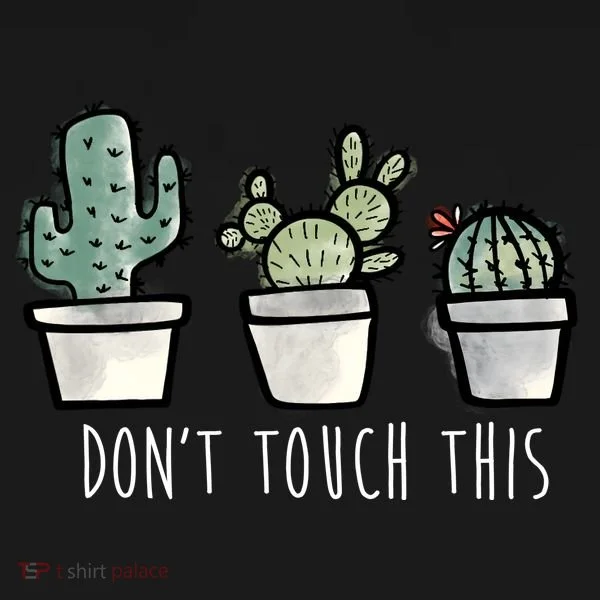 Don't Touch This Funny Cactus Bucket Hat