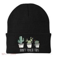 Don't Touch This Funny Cactus Beanie thumb 0