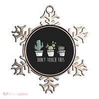 Don't Touch This Funny Cactus Ornament thumb 0