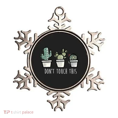 Don't Touch This Funny Cactus Ornament