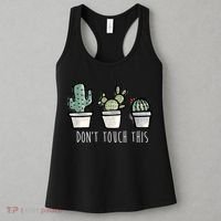Don't Touch This Funny Cactus Women's Tank Top thumb 3