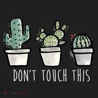 Don't Touch This Funny Cactus Hat thumb 2