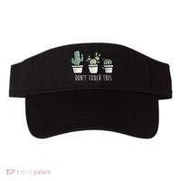 Don't Touch This Funny Cactus Visor thumb 0