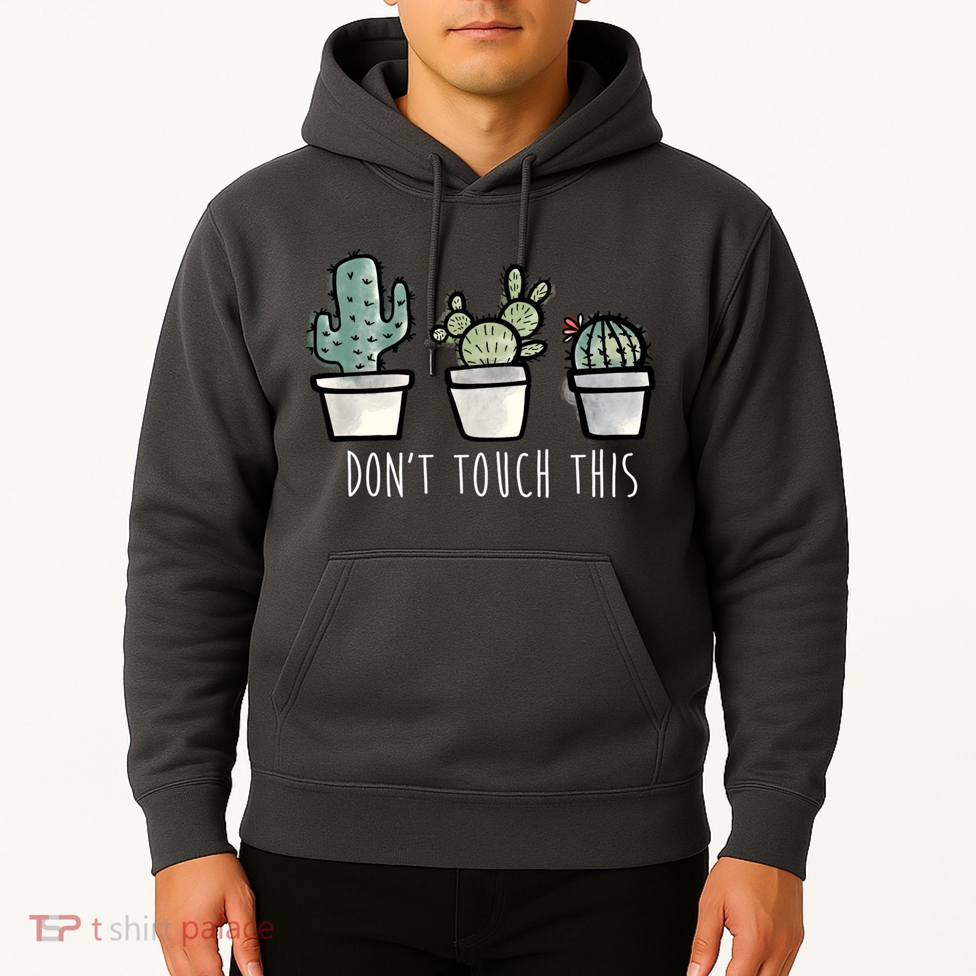 Don't Touch This Funny Cactus Hoodie