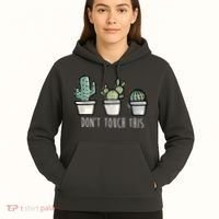 Don't Touch This Funny Cactus Hoodie thumb 5