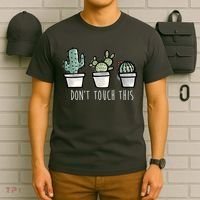 Don't Touch This Funny Cactus T-Shirt thumb 6
