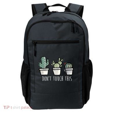 Don't Touch This Funny Cactus Backpack
