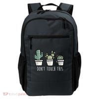Don't Touch This Funny Cactus Backpack thumb 0