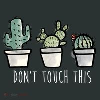 Don't Touch This Funny Cactus Baby Bodysuit thumb 2