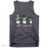 Don't Touch This Funny Cactus Tank Top thumb 0