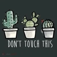 Don't Touch This Funny Cactus Women's Long Sleeve Shirt thumb 2