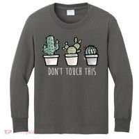 Don't Touch This Funny Cactus Kids Long Sleeve Shirt thumb 0