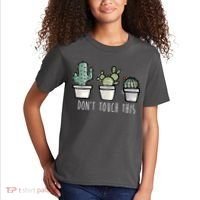 Don't Touch This Funny Cactus Kids T-Shirt thumb 2