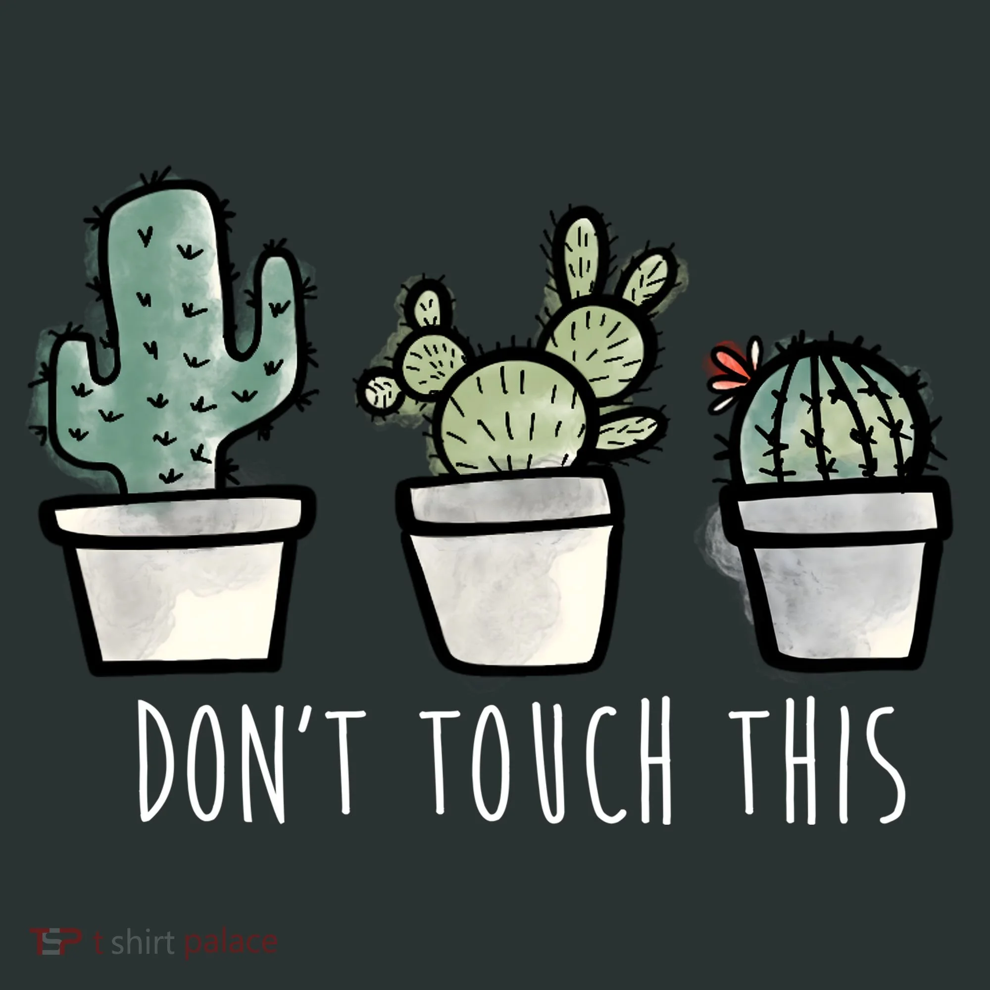 Don't Touch This Funny Cactus Kids T-Shirt