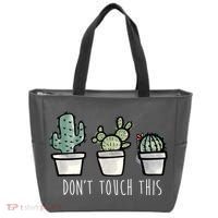 Don't Touch This Funny Cactus Tote Bag thumb 0
