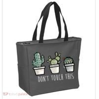 Don't Touch This Funny Cactus Tote Bag thumb 2
