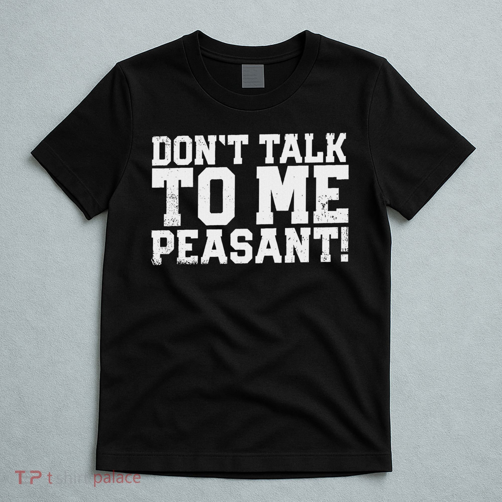 Don't Talk To Me Peasant Funny Introver T-Shirt