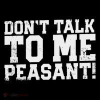 Don't Talk To Me Peasant Funny Introver Women's Hoodie thumb 2