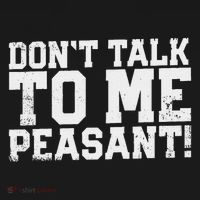 Don't Talk To Me Peasant Funny Introver Mousepad thumb 1