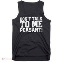 Don't Talk To Me Peasant Funny Introver Tank Top thumb 0