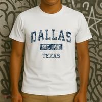 Dallas Texas Tx Vintage T-Shirt thumb 3