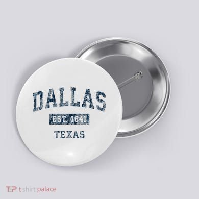 Dallas Texas Tx Vintage Button