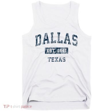 Dallas Texas Tx Vintage Tank Top