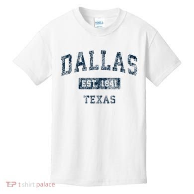 Dallas Texas Tx Vintage Kids T-Shirt