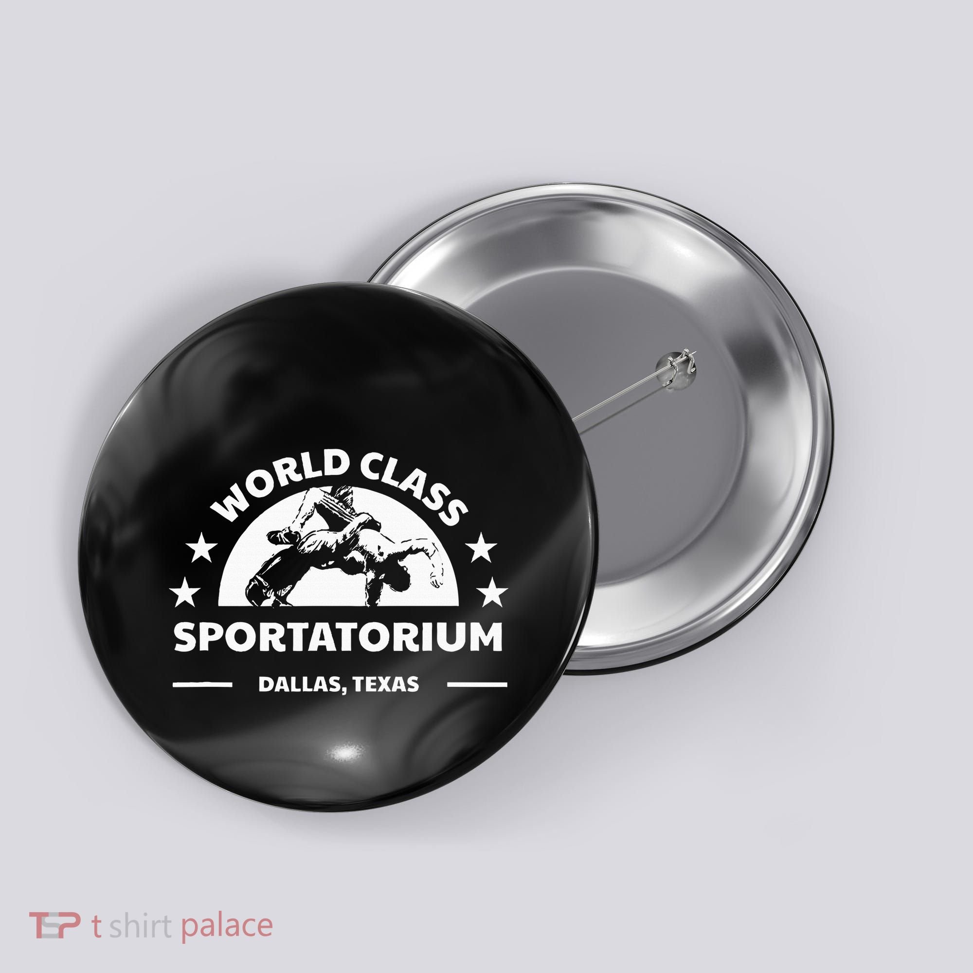 Dallas Tx Texas Wrestling World Class Sportatorium Button