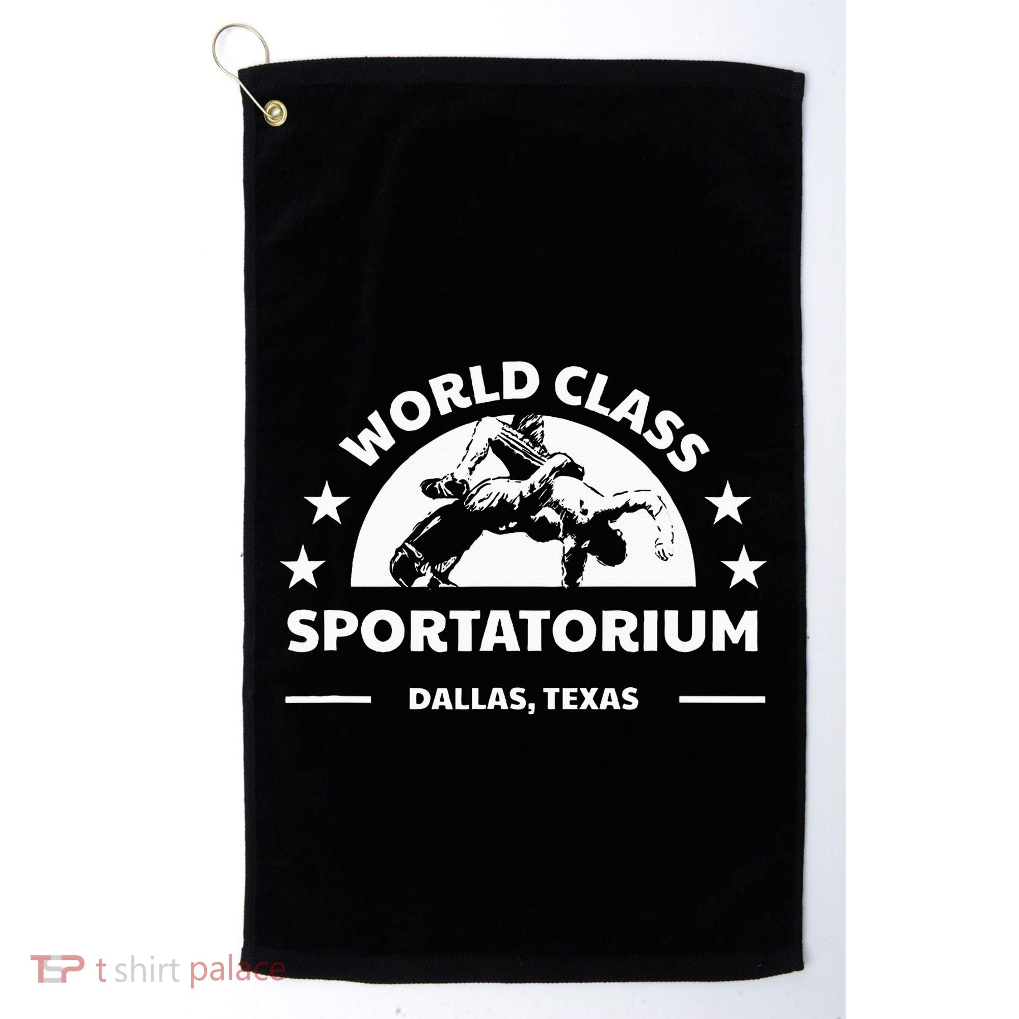 Dallas Tx Texas Wrestling World Class Sportatorium Golf Towel