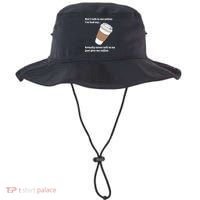 DonT Talk To Me Unless IVe Had My Coffee Joke Bucket Hat thumb 0