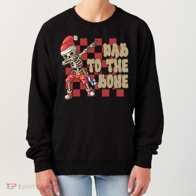 Dab To The Bone Funny Halloween Skeleton Women's Sweatshirt