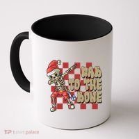 Dab To The Bone Funny Halloween Skeleton Coffee Mug thumb 0