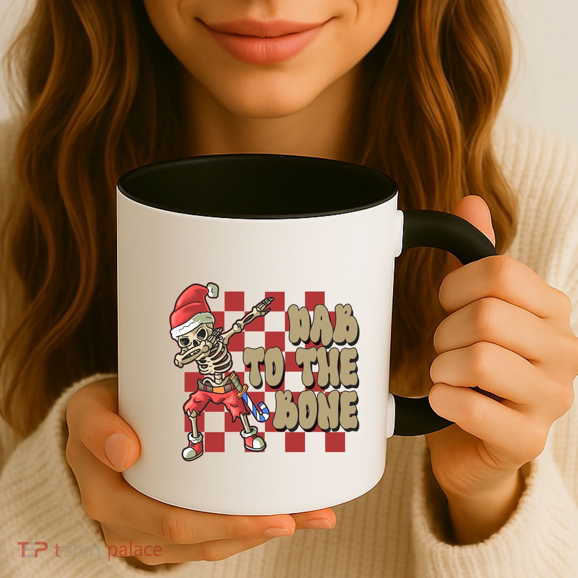 Dab To The Bone Funny Halloween Skeleton Coffee Mug