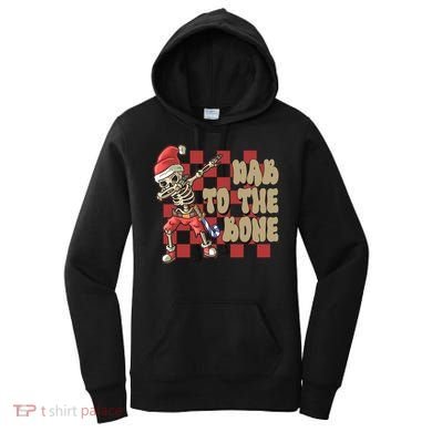 Dab To The Bone Funny Halloween Skeleton Women's Hoodie