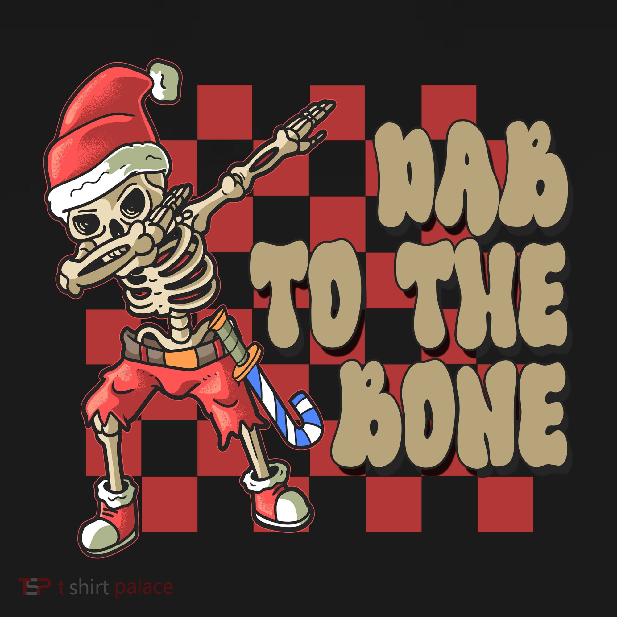 Dab To The Bone Funny Halloween Skeleton Ornament