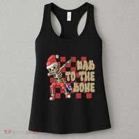 Dab To The Bone Funny Halloween Skeleton Women's Tank Top thumb 3