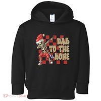 Dab To The Bone Funny Halloween Skeleton Toddler Hoodie thumb 0