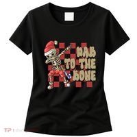 Dab To The Bone Funny Halloween Skeleton Women's T-Shirt thumb 0