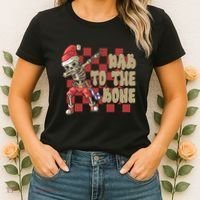 Dab To The Bone Funny Halloween Skeleton Women's T-Shirt thumb 2