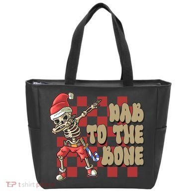 Dab To The Bone Funny Halloween Skeleton Tote Bag
