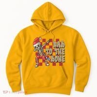 Dab To The Bone Funny Halloween Skeleton Hoodie thumb 0