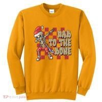 Dab To The Bone Funny Halloween Skeleton Sweatshirt thumb 0