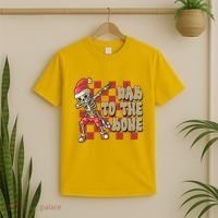 Dab To The Bone Funny Halloween Skeleton T-Shirt thumb 2