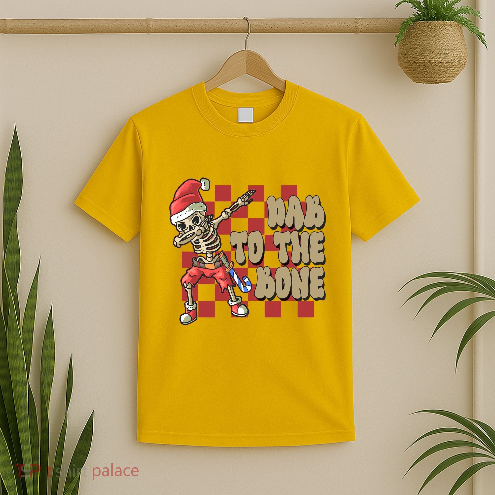 Dab To The Bone Funny Halloween Skeleton T-Shirt