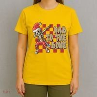Dab To The Bone Funny Halloween Skeleton T-Shirt thumb 4
