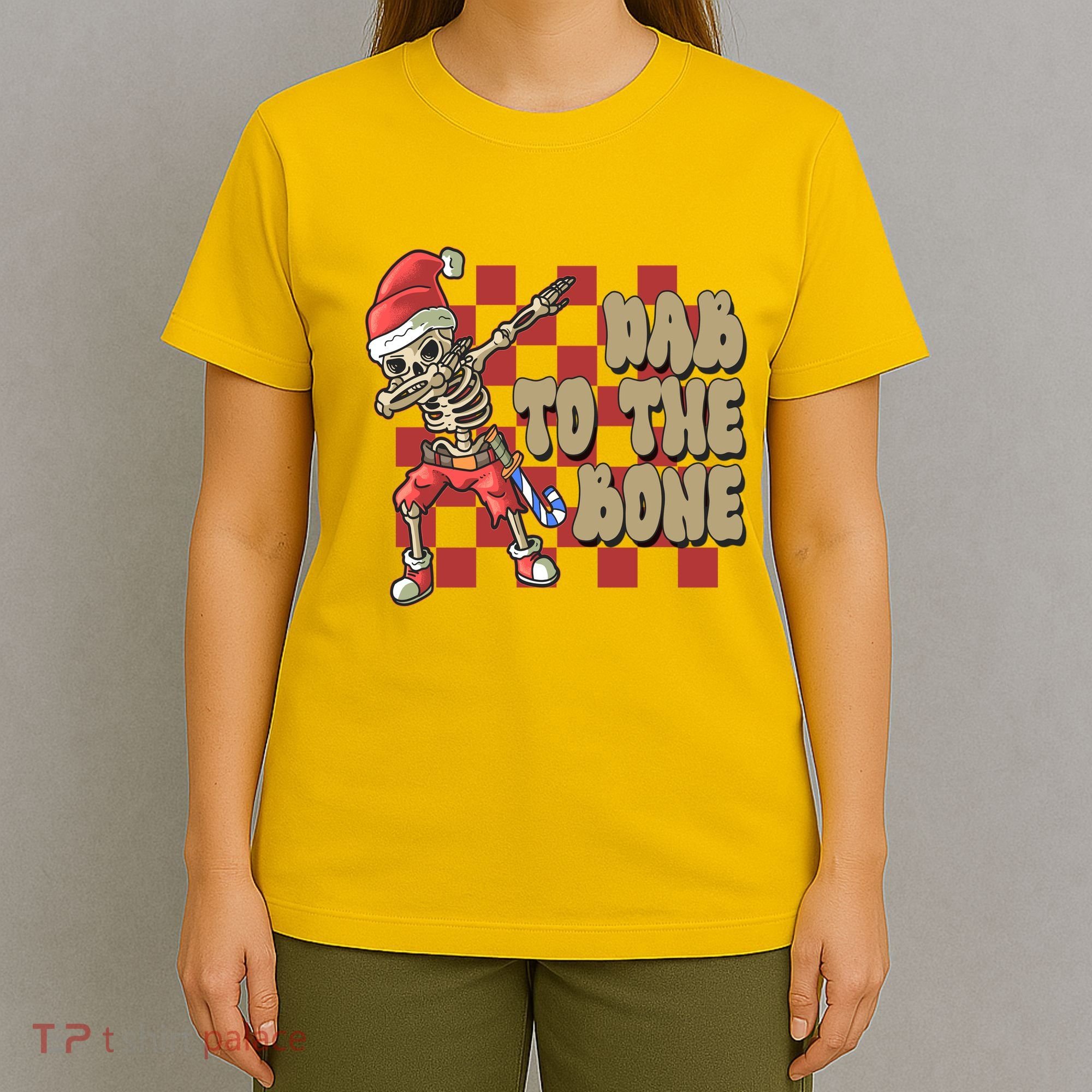 Dab To The Bone Funny Halloween Skeleton T-Shirt
